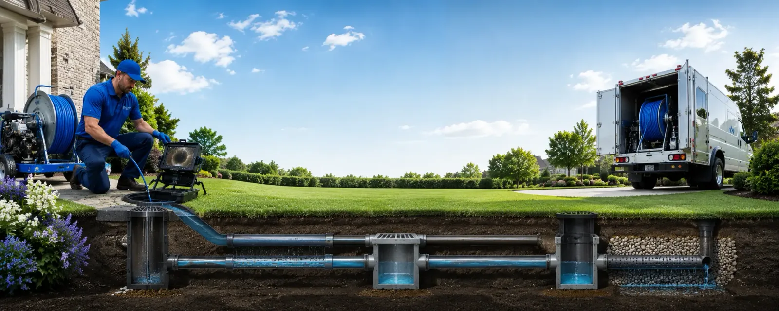 Outdoor drain cleaning information for Columbus, IN